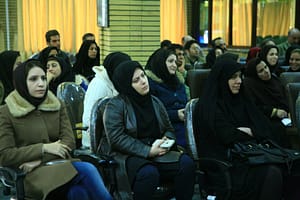 شرکت کنندگان در سخنرانی دکتر فاضلی