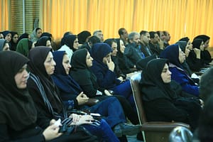 شرکت کنندگان در سخنرانی دکتر فاضلی