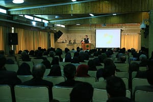 شرکت کنندگان در سخنرانی دکتر فاضلی