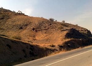صدای غالب لودرها و بولدوزرها صدای غالب خجیر است!