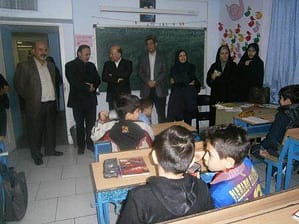 بازدید از دبستان فرهنگ سعادت