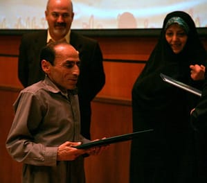 مراسم قدردانی از احمد عزیزی در حضور معصومه ابتکار - 12 اسفند 1392