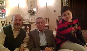 اروند، استاد فیروز و نگارنده - 28 آذر 1391